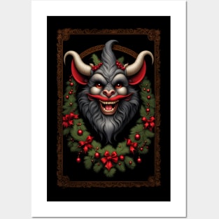 Enjoying Christmas with Krampus Posters and Art